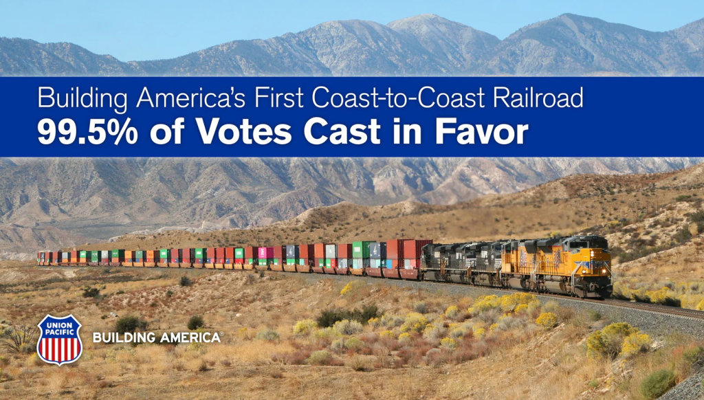 Union Pacific Shareholders Approve Norfolk Southern Merger