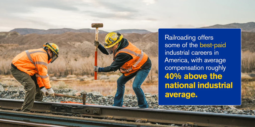 Keeping America on Track: Railroading Powers the Economy and Provides Secure, Good-Paying Jobs