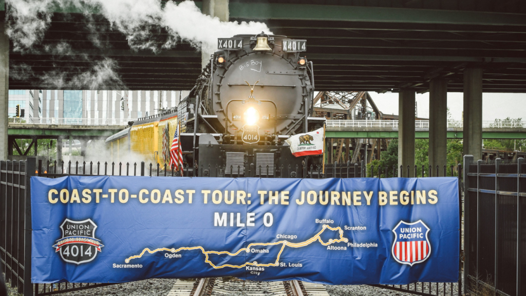 The Journey Begins: Union Pacific’s Famed Big Boy Kicks Off America 250 Tour from Historic Transcontinental Site